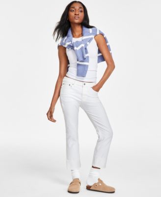 Lucky Brand - Mid-Rise Sweet Crop Cuffed Jeans