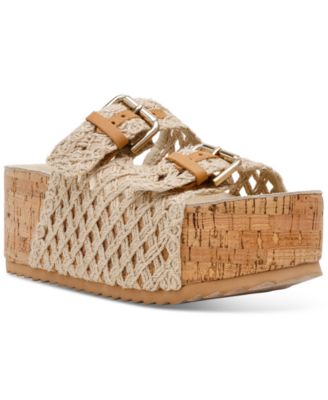 Steve Madden - Women's Kali High Platform Footbed Sandals