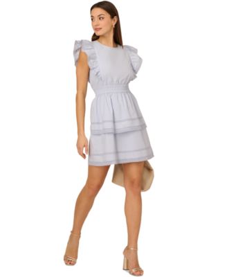 Adrianna - Women's Cotton Tiered Mini Dress