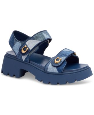 COACH - Women's Brynn Platform Patchwork Sandals