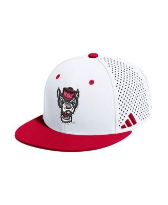 adidas - Men's White NC State Wolfpack On-Field Fitted Baseball Hat