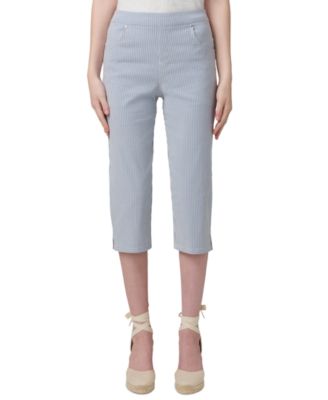 Hue - Women's Spring Stripe Pedal Pusher Pants
