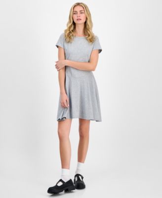 Madden Girl - Juniors' Fit & Flare Knit Dress