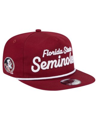 New Era - Men's Garnet Florida State Seminoles Adventure Team Text Golfer Snapback Hat