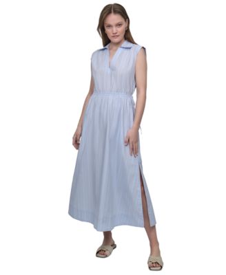 DKNY Jeans - Women's Back-Cut-Out Sleeveless Maxi Dress