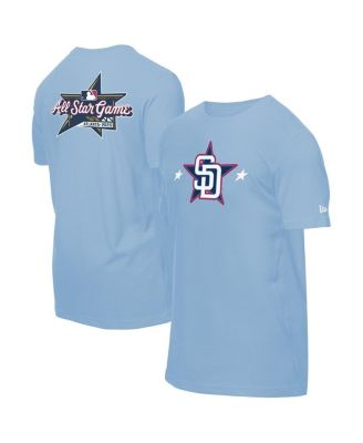 New Era - Men's Light Blue San Diego Padres 2025 MLB All-Star Game Workout T-Shirt