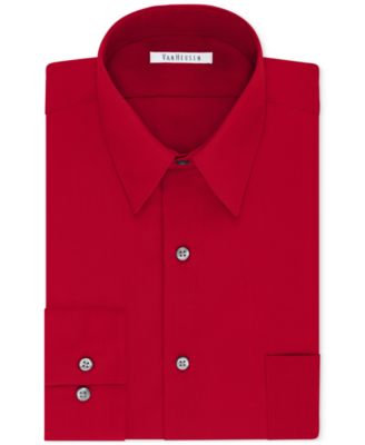 Van Heusen - Men's Big & Tall Classic/Regular Fit Wrinkle Free Poplin Solid Dress Shirt