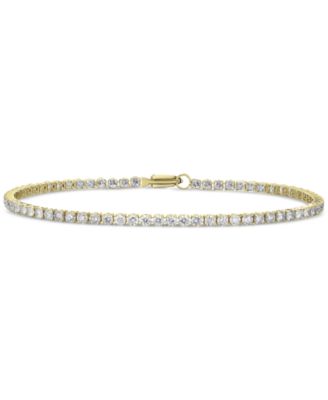 Macy's - Diamond Skinny Tennis Bracelet (3 ct. t.w.) in 14k Gold