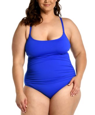 La Blanca - Plus Size Island Goddess One-Piece Swimsuit