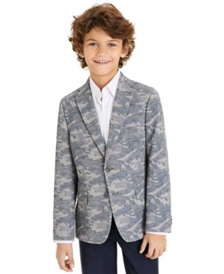 Michael Kors - Big Boys Classic Fit Camo Sport Coat
