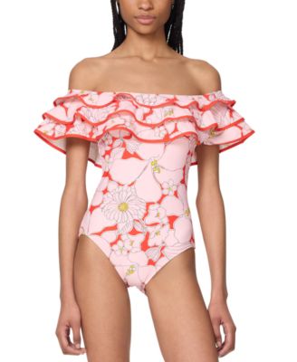 Kate Spade - Women's Ruffled One-Piece Swimsuit