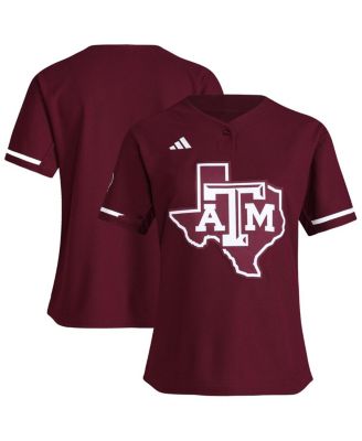 adidas - Women's Maroon Texas A M Aggies Replica Softball Jersey
