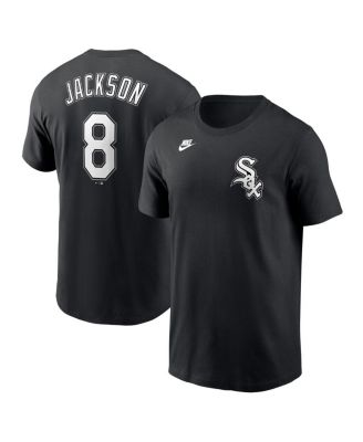 Nike - Men's Bo Jackson Black Chicago White Sox Cooperstown Collection Fuse Name Number T-Shirt