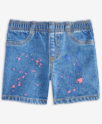 Epic Threads - Toddler Girls Splatter Denim Shorts
