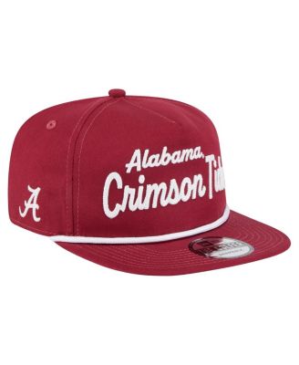 New Era - Men's Crimson Alabama Crimson Tide Adventure Team Text Golfer Snapback Hat