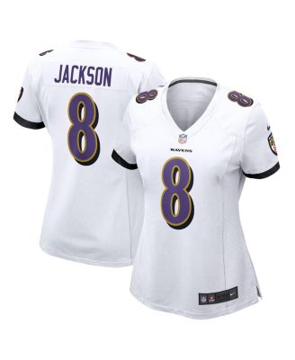 Nike - Women's Lamar Jackson White Baltimore Ravens Player Game Jersey