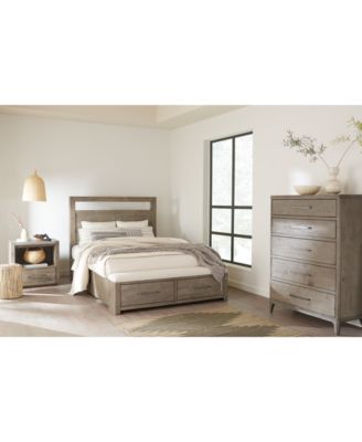 Furniture - Intrigue Bedroom 3-Pc. Set (Queen Bed, One-Drawer Nightstand & Chest)
