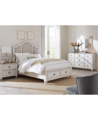 Furniture - Mandeville 3pc Bedroom Set (Upholstered Queen Storage Bed + Dresser + 2-Drawer Nightstand)
