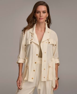 Donna Karan New York - Women's Belted Utility Jacket