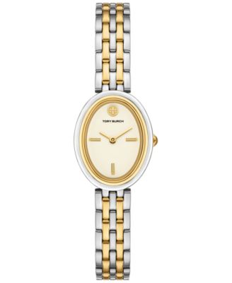 Tory Burch - Women's The Oval Two-Tone Stainless Steel Bracelet Watch 22mm