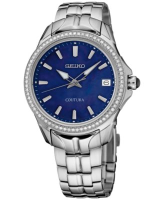 Seiko - Women's Coutura Stainless Steel Bracelet Watch 34mm