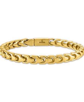 Bulova - Gold-Tone Stainless Steel Link Bracelet