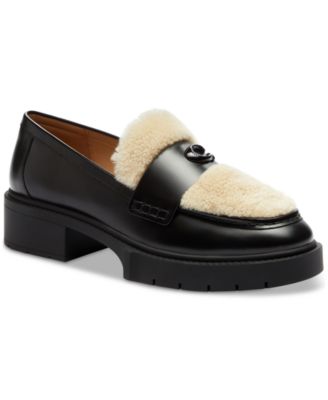 COACH - Women's Leah Shearling Loafer Flats