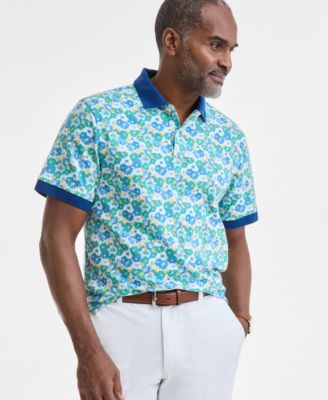 Club Room - Men's Hale Flower Pique Polo Shirt