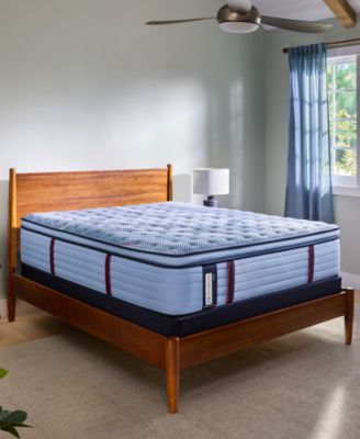 Sealy - Posturepedic West Hill 15" Medium Euro Pillowtop Mattress Set - Full