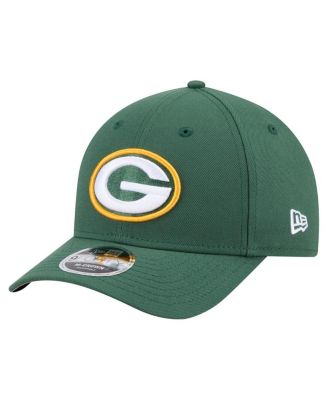 New Era - Men's Green Green Bay Packers Team Collection 9FORTY M-Crown Adjustable Hat