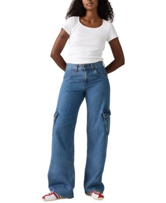 Levi's - Women's Super Low Loose-Fit Cargo Jeans