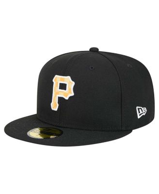 New Era - Men's Black Pittsburgh Pirates Checkered Undervisor 59FIFTY Fitted Hat