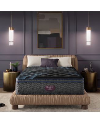 Beautyrest - World Class Level Four 16.25" Plush Pillow Top Mattress Set - Twin