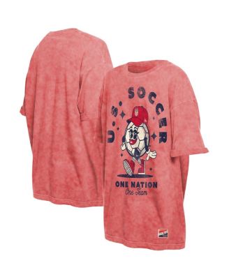 5th & Ocean - Women's&nbsp;Red USWNT Throwback Oversized T-Shirt