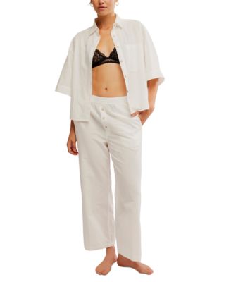 Free People - Women's Summer Sleeper Cotton Short-Sleeve Pajama Set