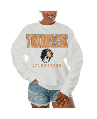 Gameday Couture - Women's White Tennessee Volunteers Freestyle Fleece Pullover Sweatshirt