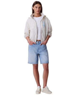 Calvin Klein Jeans - Women's Relaxed Denim Bermuda Shorts