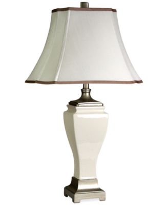 StyleCraft Home Collection - Crackled Ceramic Table Lamp