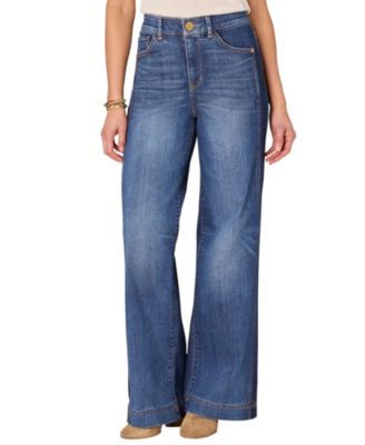 Democracy - Petite Skyrise Double Side Seam Wide-Leg Jeans
