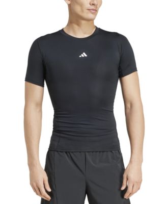 adidas - Men's Fitted Crewneck Tech-Fit Compression T-Shirt