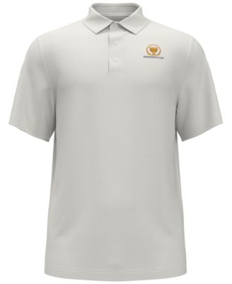 PGA TOUR - Men's Solid-Color Textured Polo Shirt