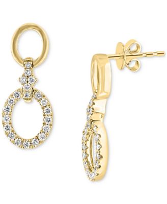 LALI Jewels - Diamond Drop Earrings (1/2 ct. t.w.) in 14k Yellow Gold