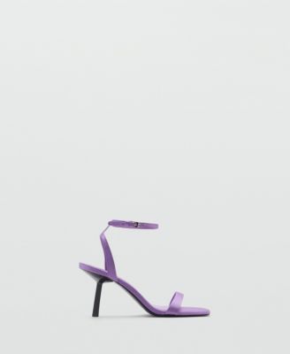 MANGO - Women's Square Toe Heeled Sandals