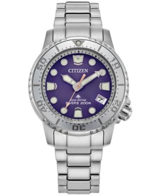 Citizen - Women's Promaster Sea Dive 4 Silver-Tone Stainless Steel Bracelet Watch 36.5mm