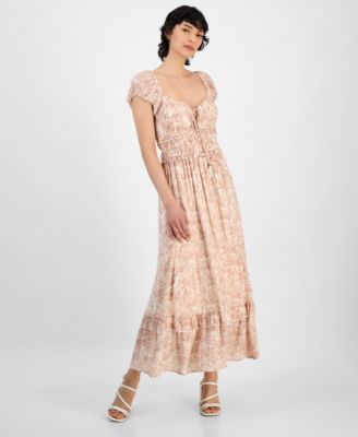 And Now This - Women's Sweetheart-Neck Maxi Dress
