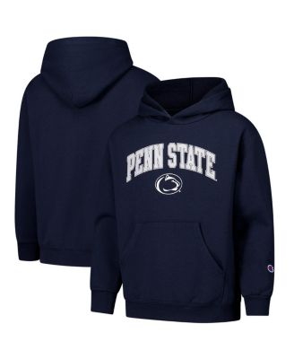 Champion - Big Boys and GIrls Navy Penn State Nittany Lions Campus Pullover Hoodie