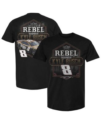 Checkered Flag Sports - Men's Black Kyle Busch Rebel Bourbon Pit Stop T-Shirt