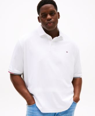 Tommy Hilfiger - Men's Big & Tall Flag-Cuff Polo Shirt