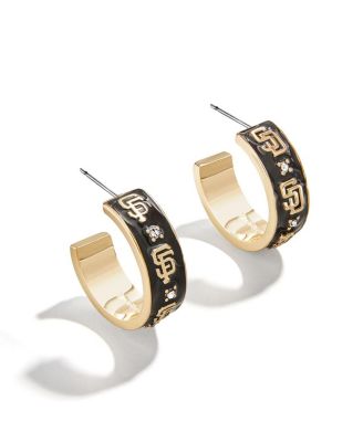 WEAR by Erin Andrews - San Francisco Giants Enamel Hoop Earrings