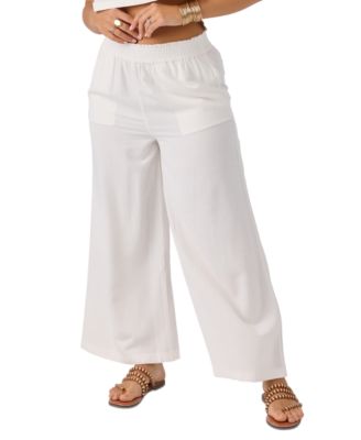 O'Neill - Juniors' Sanders Woven Flowy Pull-On Pants